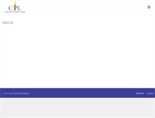 Tablet Screenshot of cpllogoterapia.com